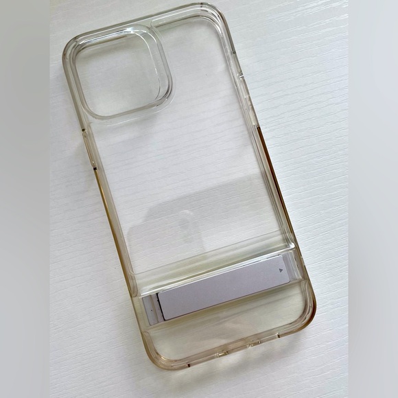 IPhone 13 Pro Max Clear Case with Stand - Picture 1 of 7